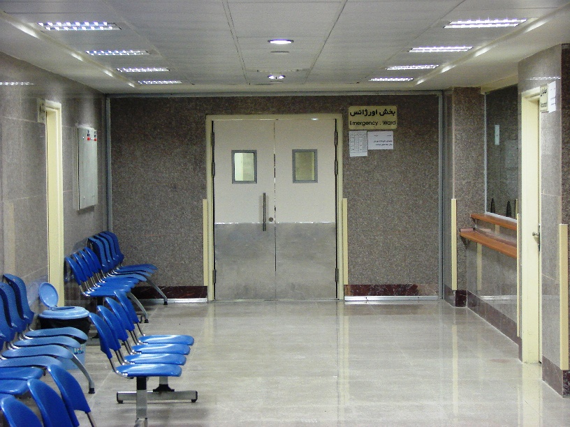 درب ضد حریق بیمارستانی